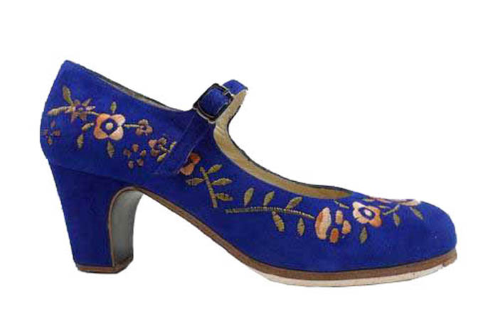 Bordado correa. Custom Begoña Cervera Flamenco Shoes